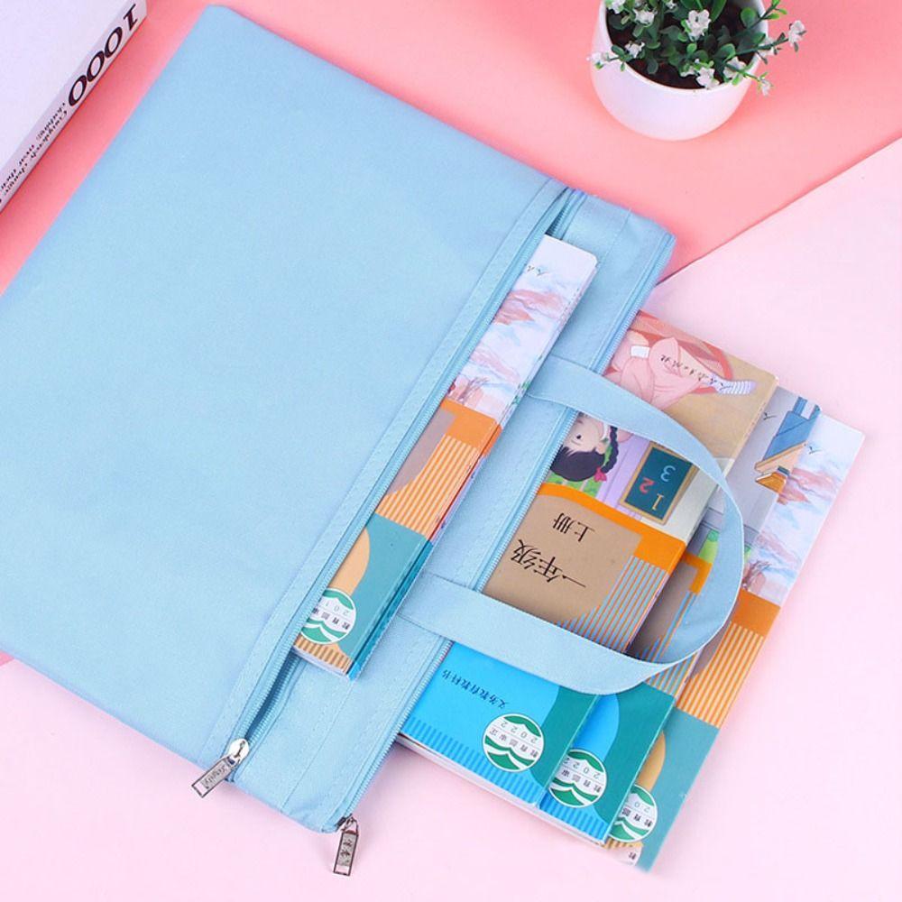 2-Layer Tutorial Bag PVC Art Storage Bag High Quality Tote School Bag