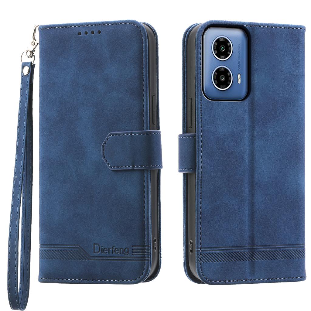 DIERFENG DF-03 for Motorola Moto G45 5G/G34 5G Case Wallet PU Leather Phone Cover