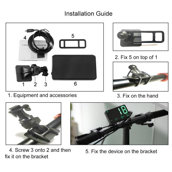 GPS Tacho Großen Bildschirm Geschwindigkeits Alarm System ABS Digital Auto