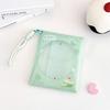 Transparent Doll Display Bag Colorful PVC Doll Carrying Case Dustproof Pouch with Lanyard Pendant Badge Storage Bag Supplies