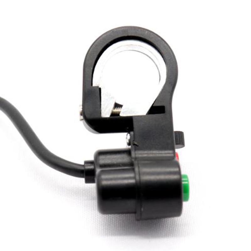 7/8" Motorcycle Handlebar Start Horn Light Push Button