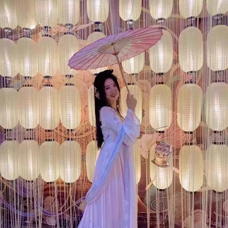 New Tang Dynasty Hanfu Lantern for Photography & Scenic Decor