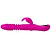 Warmed Telescopic Rabbit Vibrator Automatic Insertion Swing Female Adult Masturbator Sex Products Vibrador? Feminino Pra