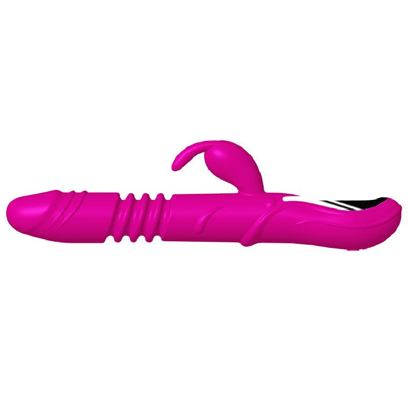 Warmed Telescopic Rabbit Vibrator Automatic Insertion Swing Female Adult Masturbator Sex Products Vibrador? Feminino Pra