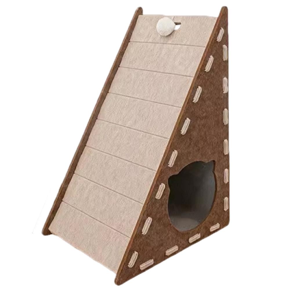 L Shape Cat Climbing Mat Wear-resistant Double-layer Cat House Cat Scratch Board  Indoor