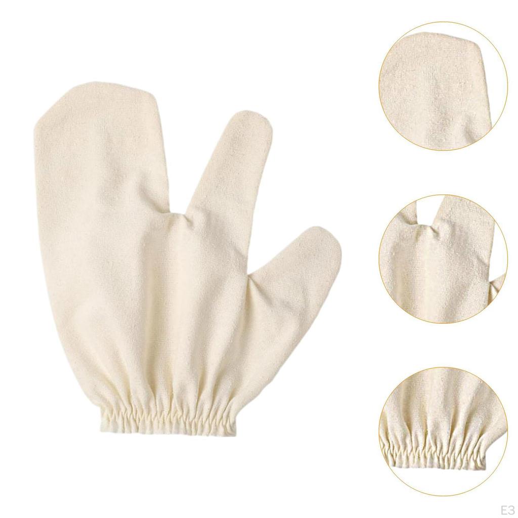 Bade-Peelinghandschuh Rückenwascher Waschlappen Bequem Mehrfachverwendung Robust Verschleißfest