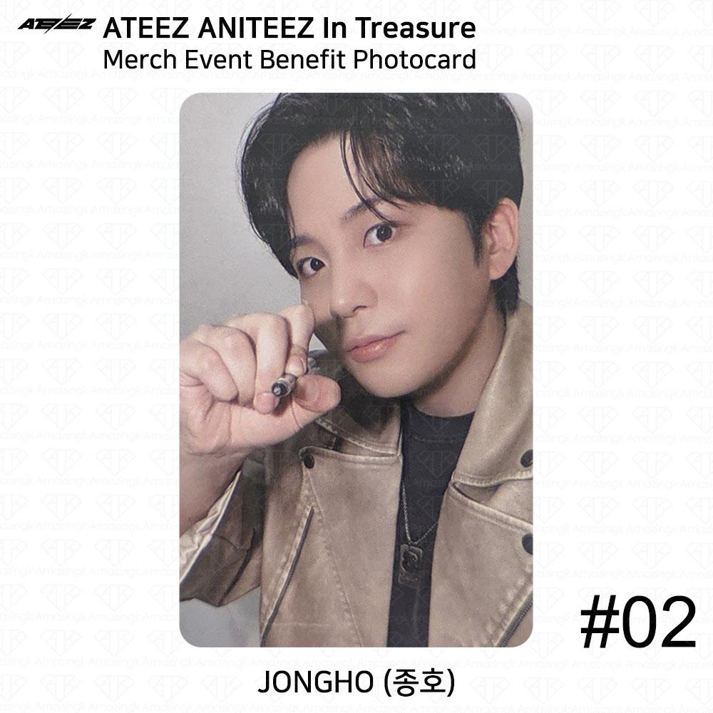 

ATEEZ ANITEEZ In Treasure Merch Benefit Фотокарта Sticon Stamp Event KPOP K-POP Jongho MerchBenefit #2