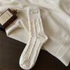 Women's Autumn and Winter Style Thick Plush Warm Twist Cloth Standard Wool Sleep Long Pile Socks