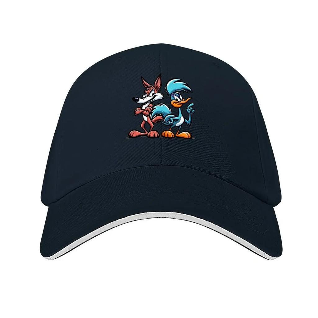 Road Runner en Coyote Baseballpet zwart Paardenhoed Golfhoed Man vispetten man Herenpetten Dames