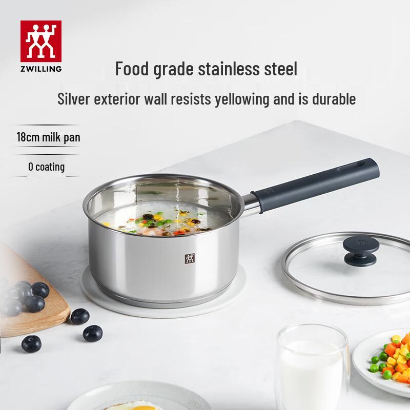 ZWILLING SILVER Series 304 Stainless Steel Saucepan 18cm