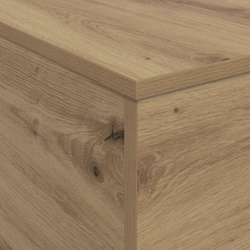 LED Coffee Table Artisan Oak 90 X 50 X 40 Cm