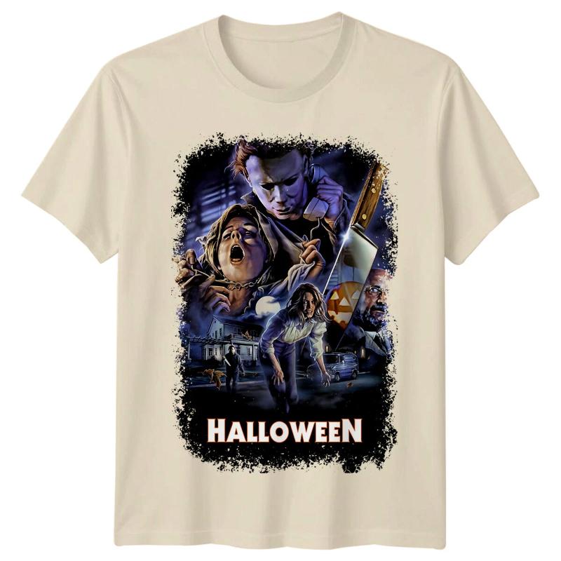 Halloween () Movie Poster Inspired Tshirt Retro S Tee