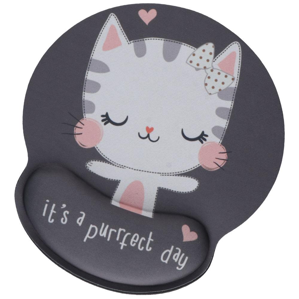 

Коврик для мыши с изображением кота. Симпатичный коврик для мыши. Удобный коврик для мыши. Офис.