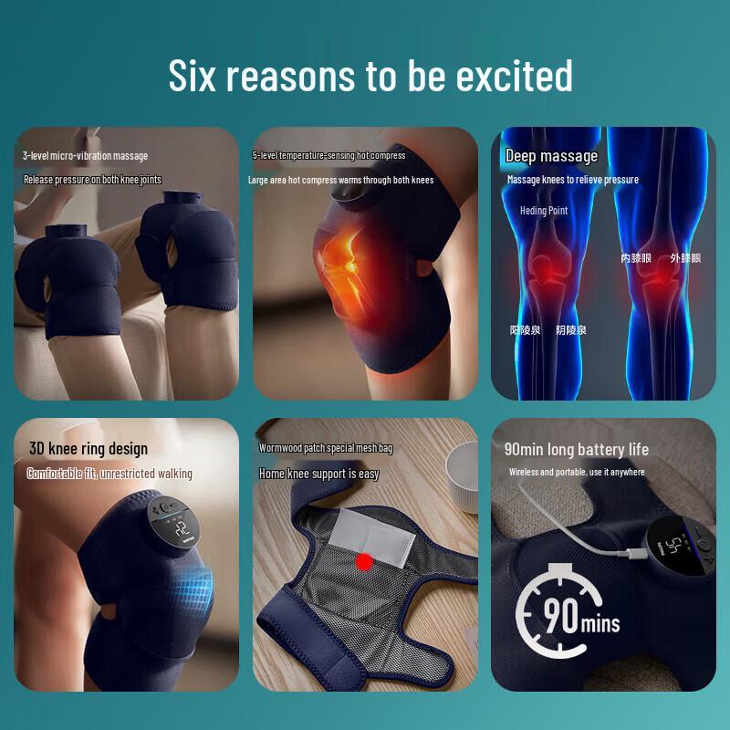 Philips Heated Knee & Calf Massager CN plug (adapter included)