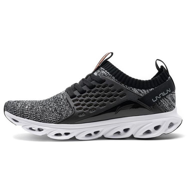 (WMNS) Li-Ning Arc Running Shoes Black White Grey Women s ARHN136-2 EU 35⅔