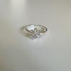 mosxe [925silver] Wire flower ring