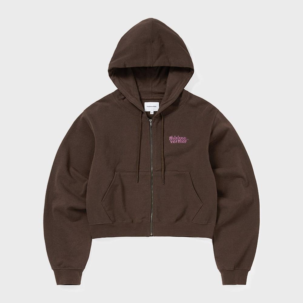 Это никогда не тот старый логотип с молнией толстовка темно-шоколадный S