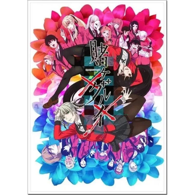 Vibrant Kakegurui Anime Canvas Wall Art  Modular Japanese Cartoon Poster for Living Room Decor Perfect Home Decor Accent Unique
