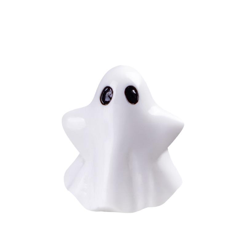 Kreatives Halloween Schwebendes Geist Desktop Dekorationselement - DIY Harzhandwerkszubehör für Heimdekoration, Praktisch