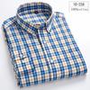 New In Shirt 100%cotton Long-sleeve Shirts for Men Slim Fit Plain Shirt Thin Plaid Striped Tops Fashion Elegants Office Clothes