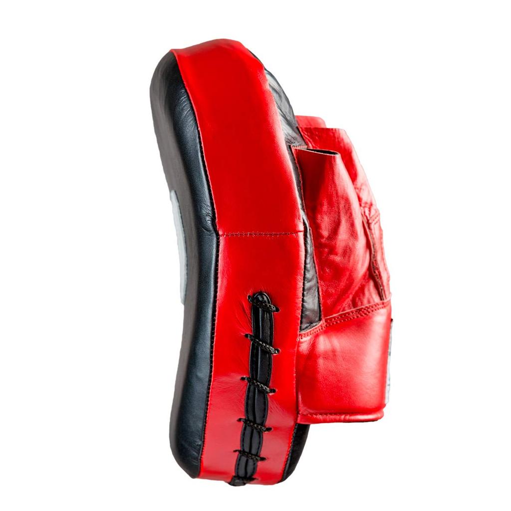 FIGHTERS SPIRITS Punching Genuine Leather Mitts, Curved,