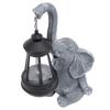 Elephant Statue Solar Light Sculpture Decor Yard Decoration Solar Light Outdoor Garden Statue for Ba