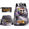 Dragon Ball Super Z Printed Backpack 3-Piece Set Casual Outdoor School Bag 3-Piece Set