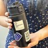316 Stainless Steel Tea Infuser Thermos with Straw - Stylish, Large Capacity for Girls, Students, and Travel