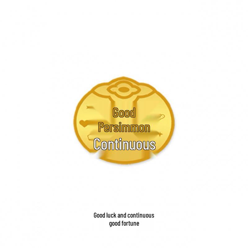 Pure Gold 999 Princess Prosperity Mobile Phone Sticker - Good Luck & Wealth New Year Gift