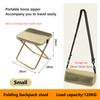 Outdoor Foldable Backpack Stool Portable Small Pencil Bag Camping Stool Lightweight Folding Chair for Beach Fishing Travel