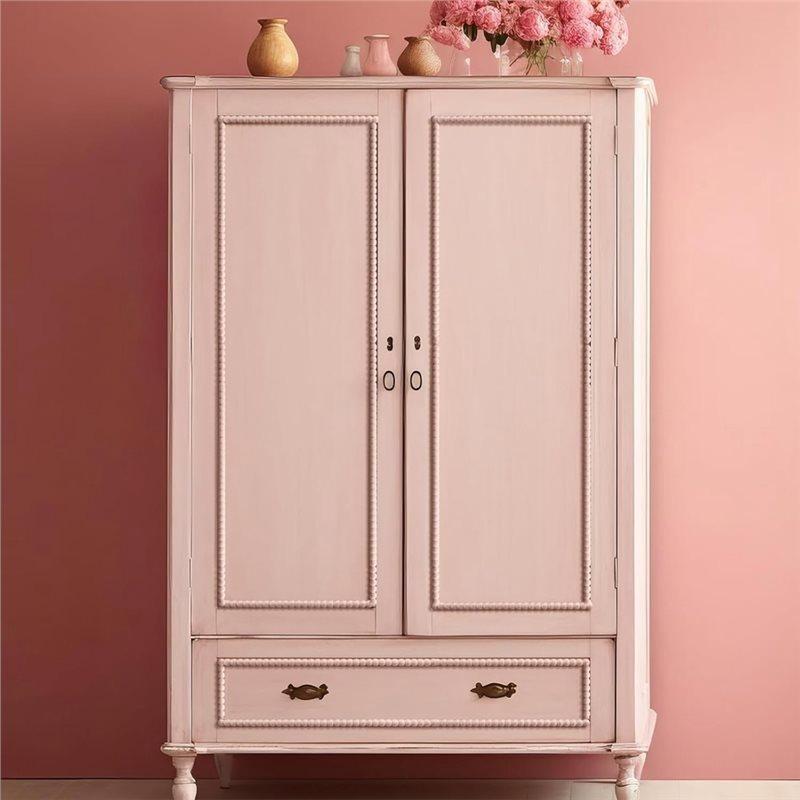 8Pcs Decorative Beaded Wood Trim Half Wooden Beads Trim Molding Unfinished 3D Decorative Bead Pearl Wood Molding for Home