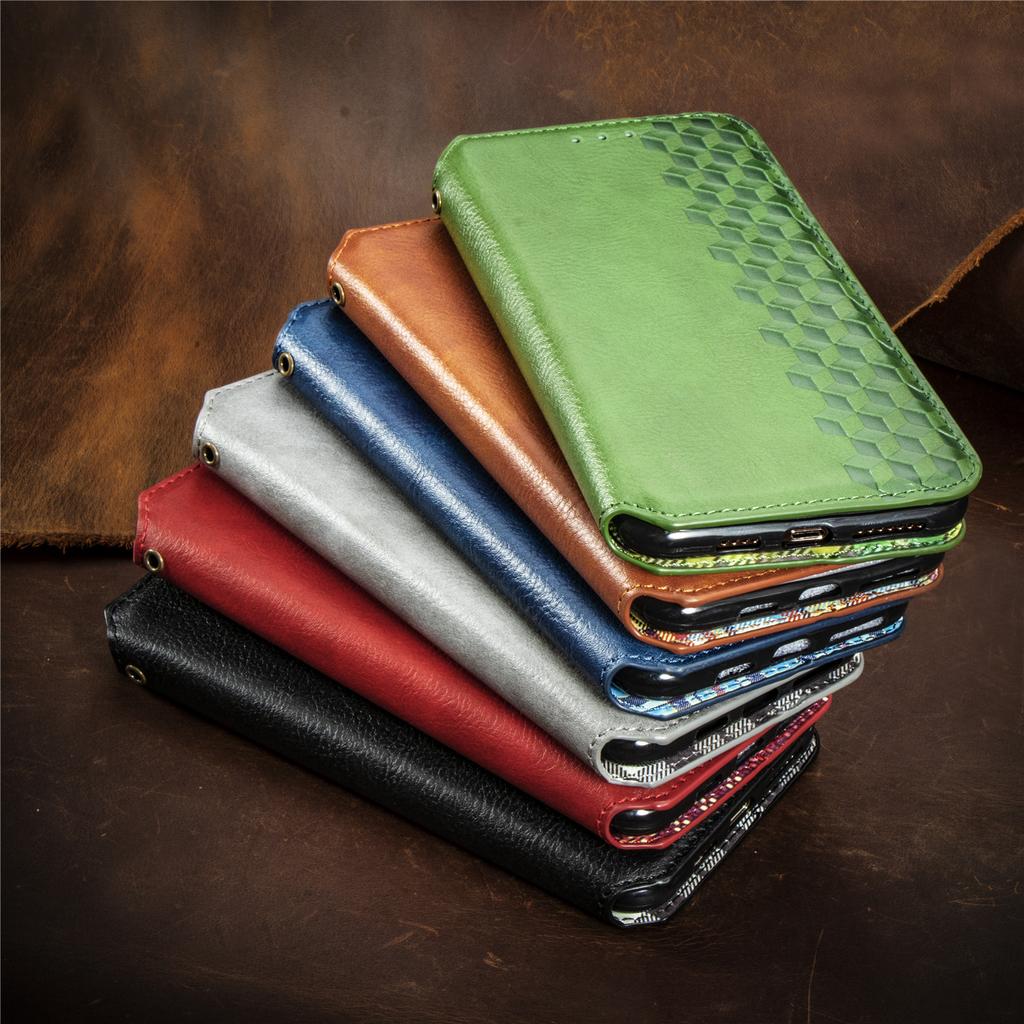 Magnet Leather Case For iPhone 12 11 Pro XS Max X XR 7 8 Plus SE 2020 Flip Book Case Cover For Apple iPhone 11 12 Pro Max Mini