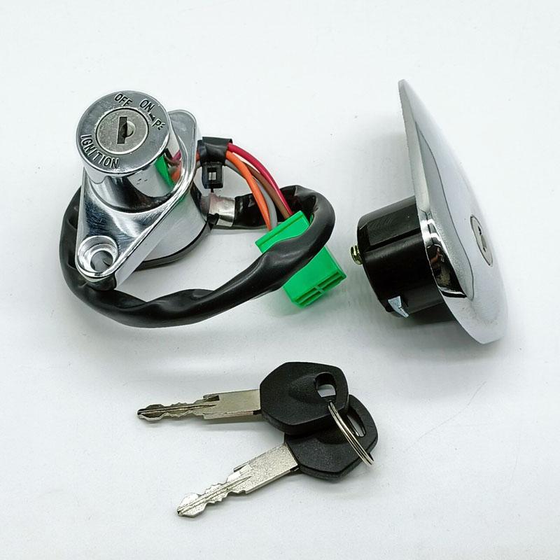 Ignition Switch Fuel Gas Cap Key for Suzuki VS400 Intruder 400 1996 VS600 Intruder 600 1995-1997 VS700 Intruder 700 1986-1987
