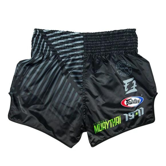 Fairtex Muay Thai Racingshorts BS1924 Svart/Grön M