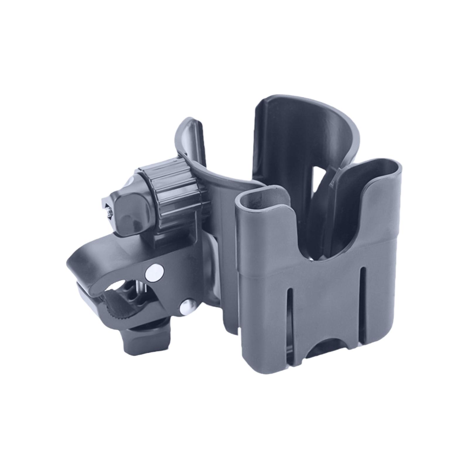 2-in-1 Getränkehalter mit Handyhalter, Rollstuhl-Getränkehalter, Rollator-Getränkehalter, Getränke- und Handyhalter für, Rollstuhl, Rollator, Elektromobilitätroller One Size