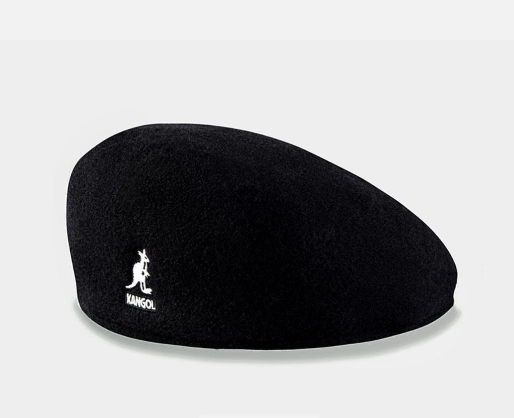 Korean Style Wool Beret with Kangaroo Embroidery - Trendy Newsboy Cap