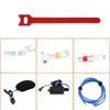 50pcs /100pcs Releasable Cable Ties Colored Plastics Reusable Cable ties Nylon Loop Wrap Zip Bundle Ties T-type Cable Tie Wire