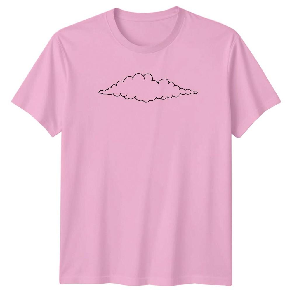 Simple Minimalist Cloud Outline TShirt Minimalist Art Weather