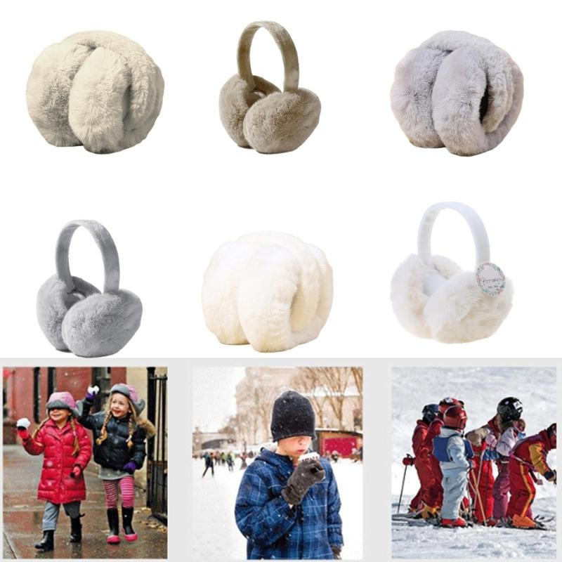 Warm Collapsible Plush Ear Warmers for Winter Outdoor Activities Keep You Warm in Cold Weather for Skiing Hiking