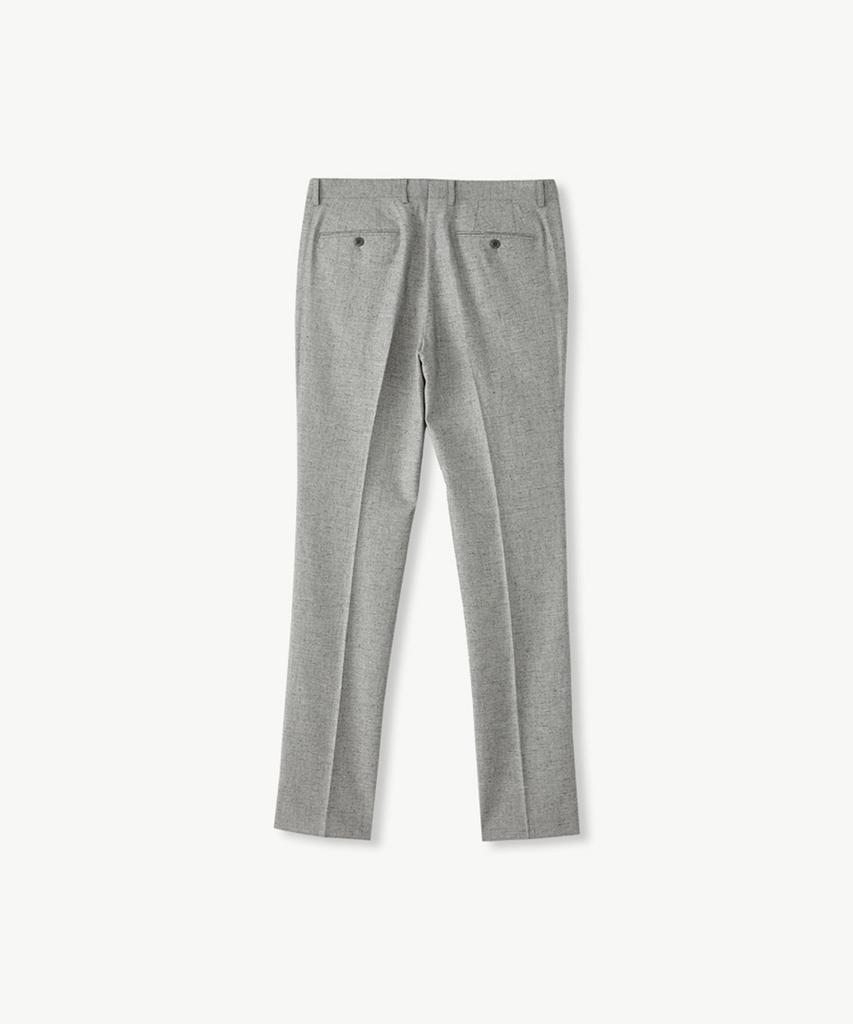 STCO Italy Marlane Linen Blend Formal Pants_Grey (Classic Fit)_Sslvb93Csg