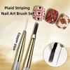 1/5/6Pcs Nail Art Brush Checker Nail Drawing Painting Line Brush Nail Art Tool Acrylic Painting Brushes DIY Design Manicure Tool