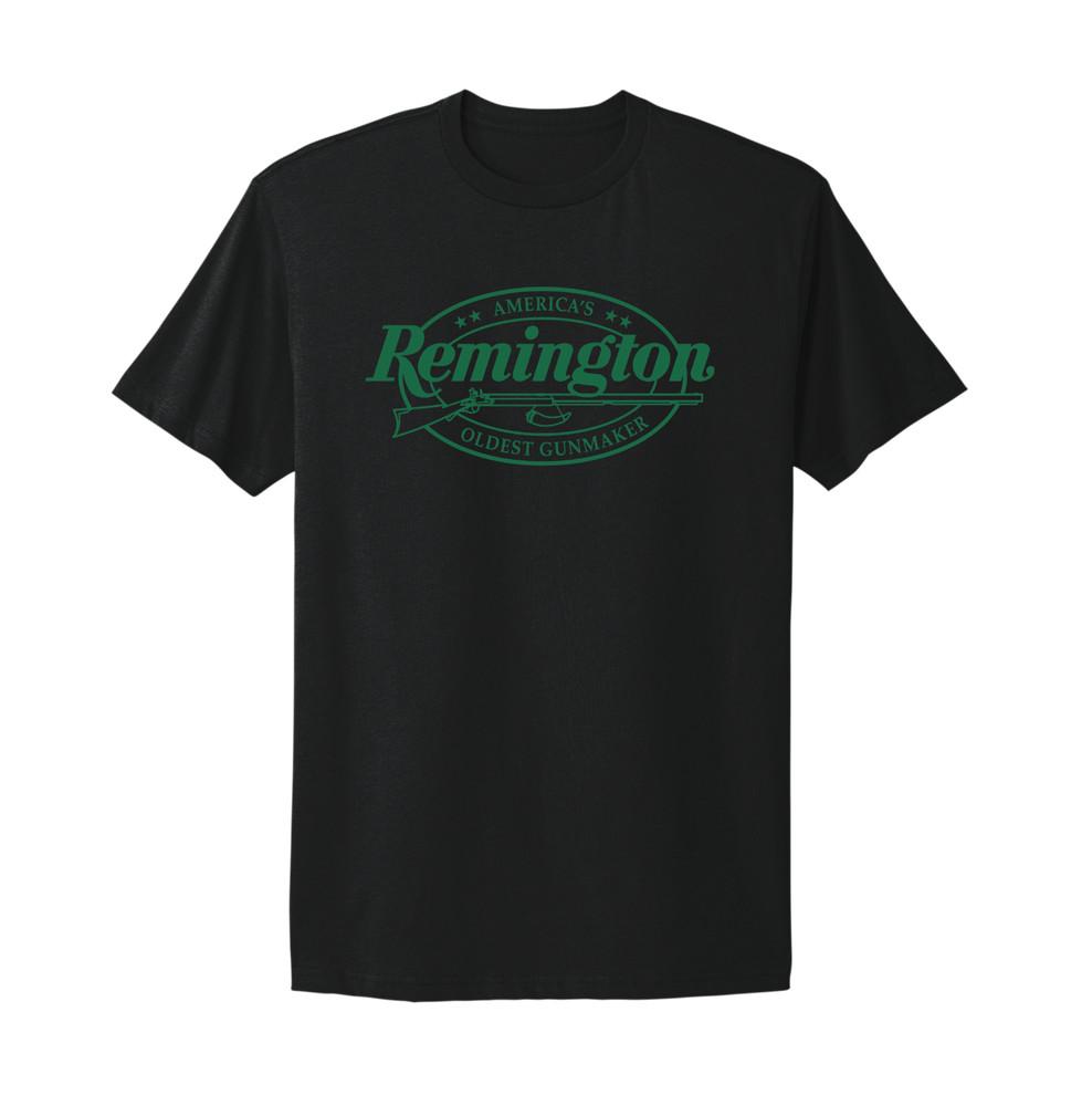 Remington Logo Guns Firearms Riffles Black T-Shirt Unisex T-Shirt