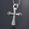 2026 European and American Jewelry Men's Vintage Necklace Personalized Casting Cross Pendant Pendant