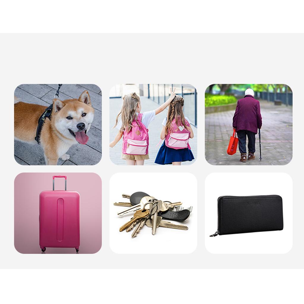 Globalny Lokalizator GPS dla Seniorów Dzieci i Zwierząt Domowych - Kompatybilny z Apple AirTag dla Ochrony przed Zgubieniem