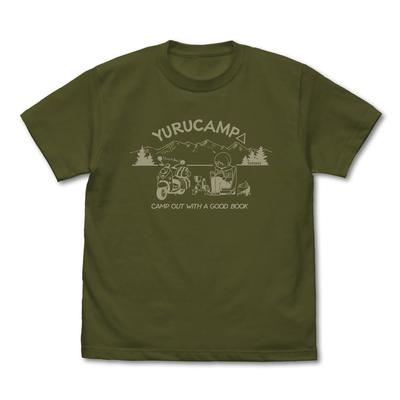 2D Camp SEASON Shima Rin Reading a Book MOSS S Size [Official] "Laid-Back 3" T-Shirt