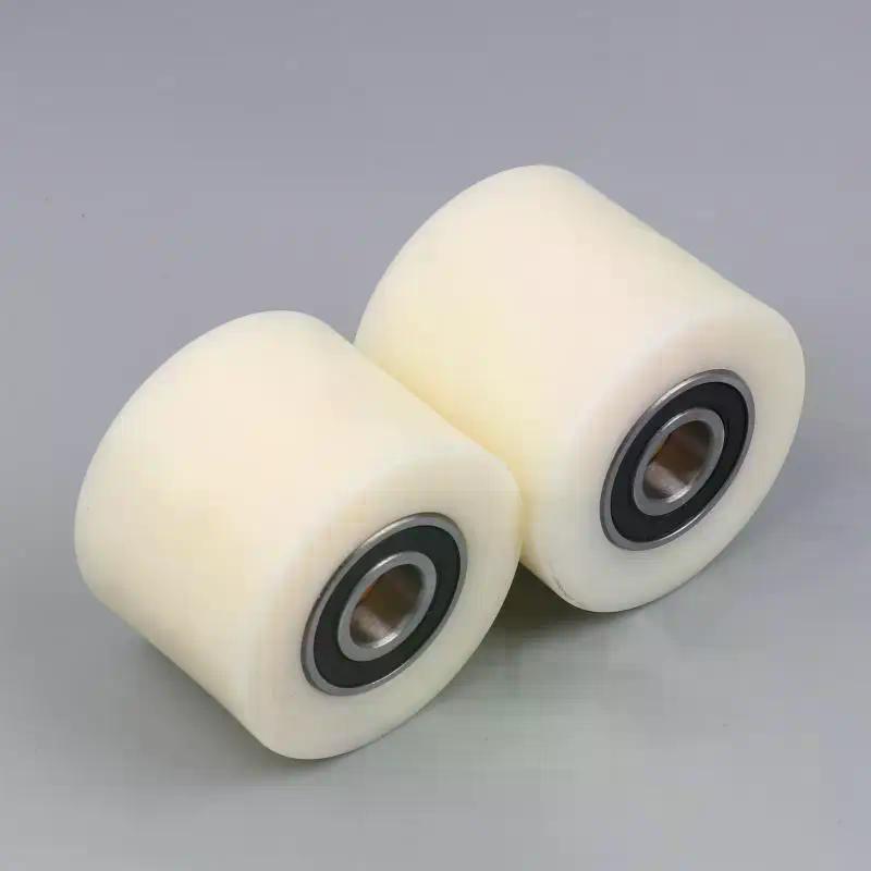 Ruote piroettanti di ricambio Ruota forchetta Cuscinetto ruota Ruote idrauliche piccole per sollevamento e movimentazione Ruote in poliuretano e nylon