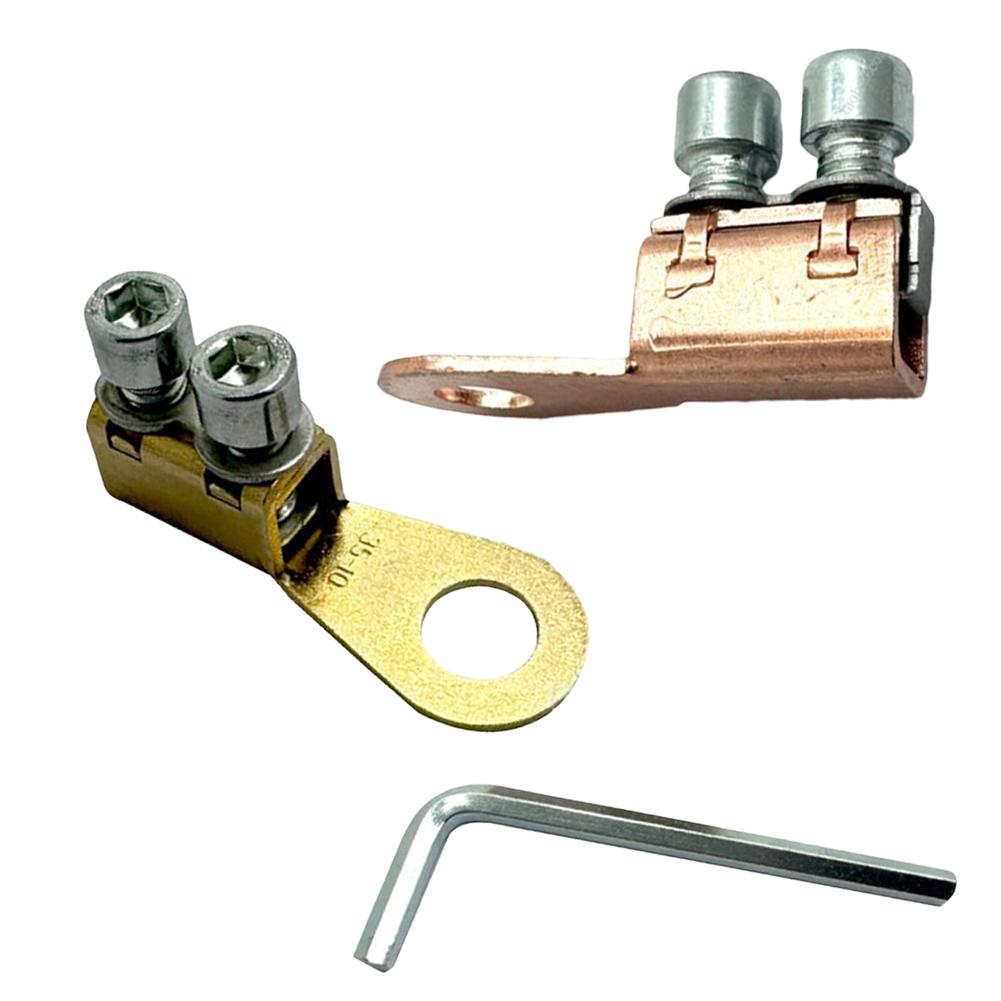 1pcs Car Battery Battery Clip Replacement Thickened Wire Pure Copper Pile Head Terminal Chuck Car Battery Terminals