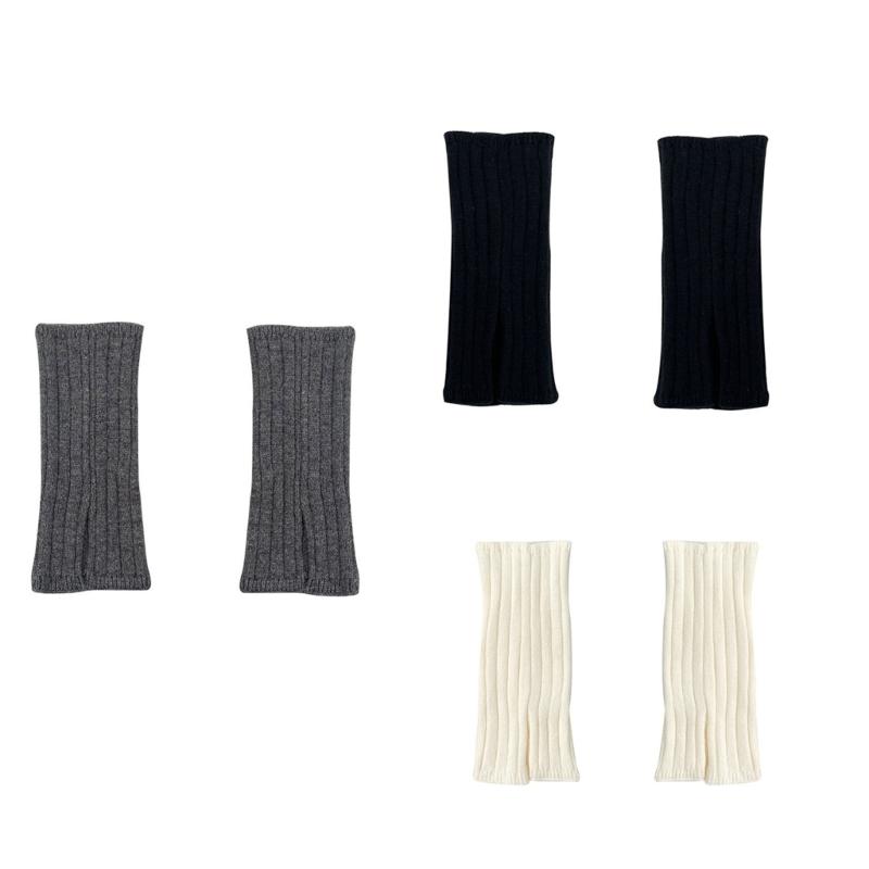 Ribbed Knitted Long Socks Knit Leg Warmers for Girl Women High Elastic Stockings Winter Loose Socks Stylish Accessories