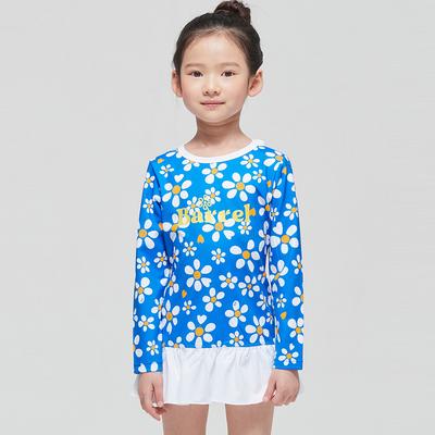 BARREL Kids Bali Two-Piece Rash Guard Smile Flower (Bi2Kwrg14Sfl)