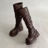 American Spice Girls Platform Boots Women's 2025 Summer New Versatile Skinny Absolutely Knight Boots